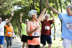 Longevity, older runner picture